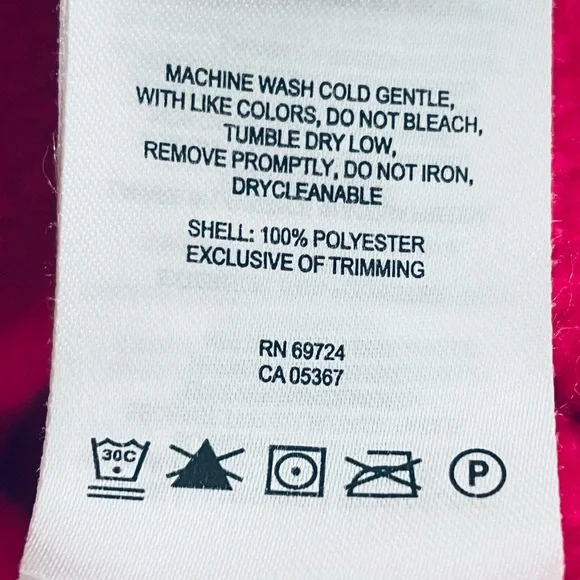 Columbia Sportswear' Benton Springs Fleece Jacket Pink Size XLarge (18/20) - Picture 7 of 9